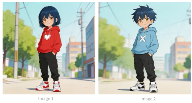 Image 1 & Image 2 (Personnages)